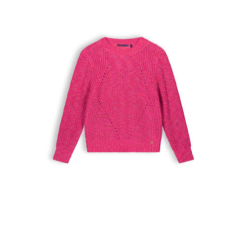 NoNo NoNo meisjes gebreide sweater Kiara Pink