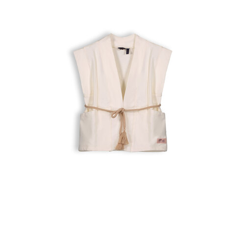 NoNo NoNo meisjes gilet Kila Pearled Ivory