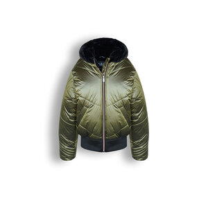 NoBell NoBell meiden bomber winterjas Boy Army Green