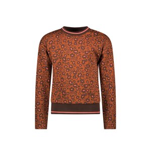 B.Nosy B.Nosy meisjes sweater Bodine Panther Beyond aop