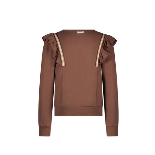 B.Nosy B.Nosy meisjes sweater Babet Walnut