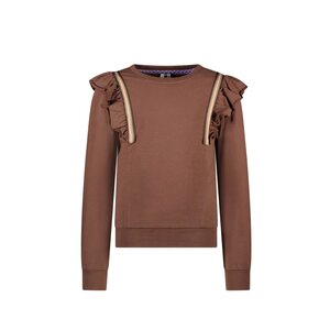 B.Nosy B.Nosy meisjes sweater Babet Walnut