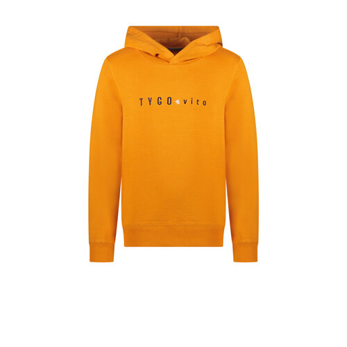 TYGO & vito TYGO & vito jongens hoodie Vito Warm Yellow TYGO & vito TYGO & vito jongens hoodie Vito Warm Yellow