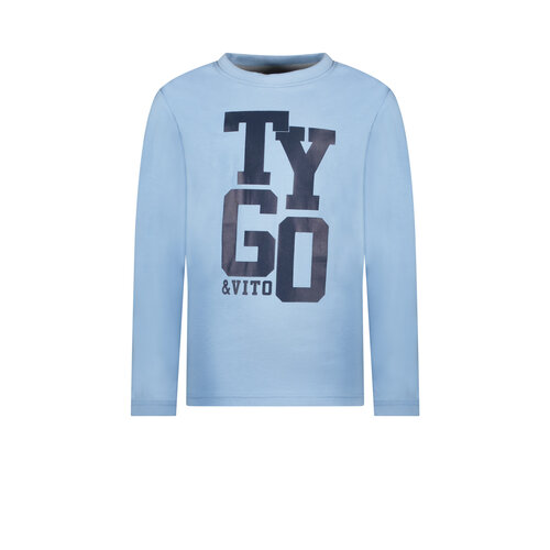 TYGO & vito TYGO & vito jongens shirt Danio Mid Blue