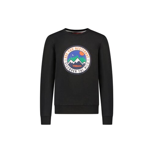 TYGO & vito TYGO & vito jongens sweater Safa Black