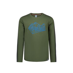 B.Nosy B.Nosy jongens shirt Rein Militairy Green