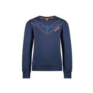 B.Nosy B.Nosy meisjes sweater Vieve Navy