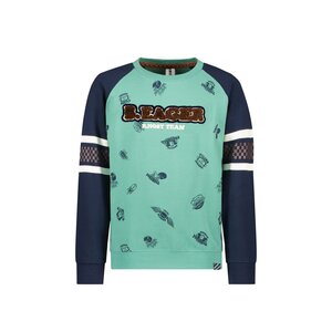 B.Nosy B.Nosy jongens sweater Eddy Ice Mint