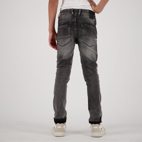 Vingino Vingino jongens jeans Super Soft Skinny Fit Amos Dark Grey Vintage