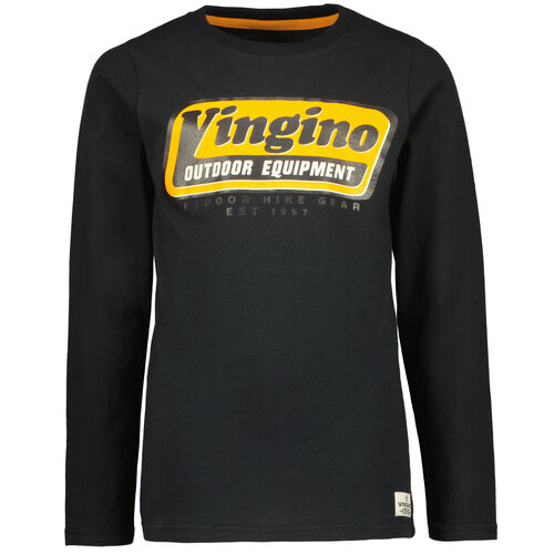 Vingino Vingino jongens shirt Jarrod Deep Black