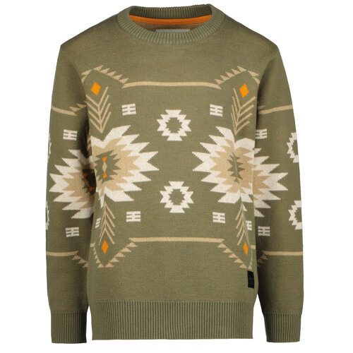 Vingino Vingino jongens gebreide sweater Mario Kalamata Green