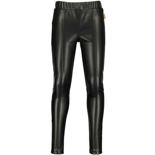 Vingino Vingino meiden leatherlook legging Sania Deep Black