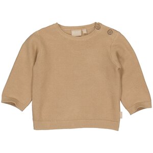 Quapi Quapi newborn baby jongens sweater Cees Camel Soft