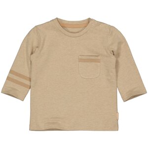 Quapi Quapi newborn baby jongens shirt Cas Oatmeal Melee