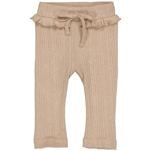 Quapi Quapi newborn baby meisjes broek Ciara Camel Soft