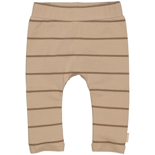 Quapi Quapi newborn baby jongens joggingbroek Clint aop Brown Soft Stripes