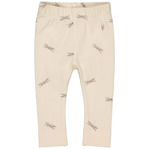 LEVV Levv newborn baby meisjes broek Zuze aop White Dragonfly