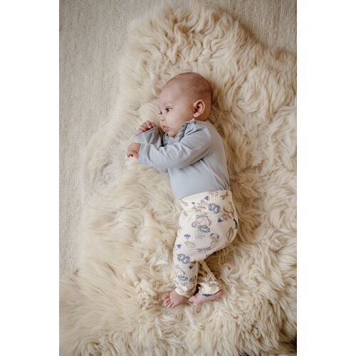 LEVV Levv newborn baby meisjes broek Zola aop Blue Flower