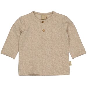 LEVV Levv newborn baby jongens shirt Zana aop Brown Dragonfly