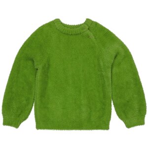 Quapi Quapi meisjes sweater fluffy Ariela Green Fresh