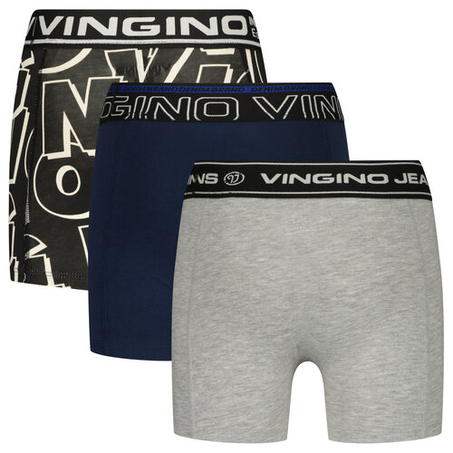 Vingino Vingino jongens ondergoed  3-pack boxers Logo Dark Blue