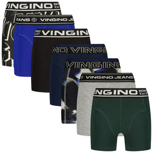 Vingino Vingino jongens ondergoed 7-pack boxers Gift Dark Blue