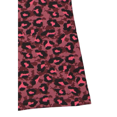 Quapi Quapi meisjes flared pants Aymee aop Pink Rose Leopard