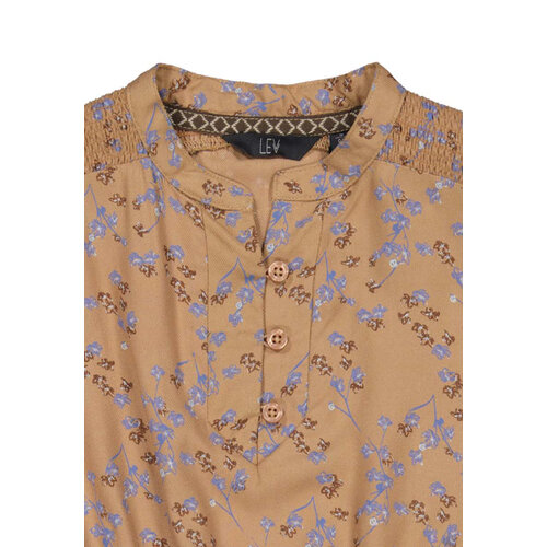 LEVV Levv meisjes blouse Gest aop Blue Moon Flowers