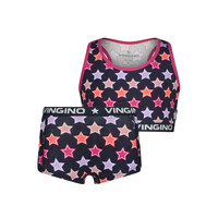 Vingino meiden ondergoed set Star Midnight Blue