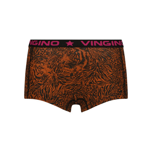 Vingino Vingino meiden ondergoed 3-pack boxers Animal Deep Black