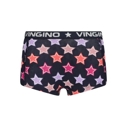 Vingino Vingino meiden ondergoed 2-pack boxers Star Midnight Blue