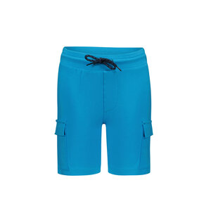 B.Nosy B.Nosy jongens korte joggingbroek met zijzakken Surf Blue