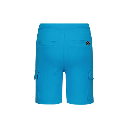 B.Nosy B.Nosy jongens korte joggingbroek met zijzakken Surf Blue