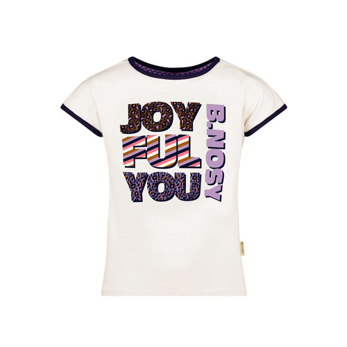 B.Nosy B.Nosy meisjes t-shirt Joyful multi artwork Cotton