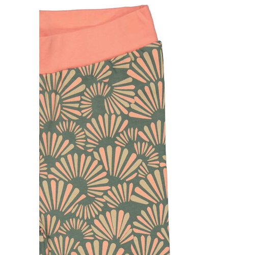 Quapi Quapi meisjes flared pants Bliss aop Green Graphic