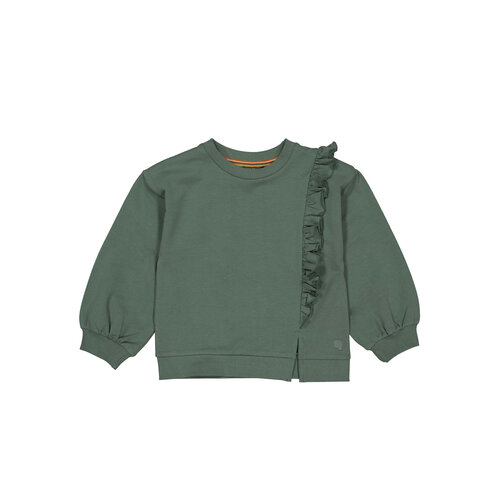 Quapi Quapi meisjes sweater Berdine Dark Green