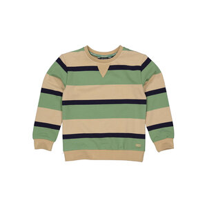 Quapi Quapi jongens sweater Berat aop Sand Stripe