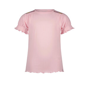 NoNo Nono meisjes t-shirt Kyran gesmokte mouwtjes Cherry Blossom