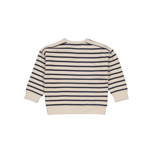 Quapi Levv jongens oversized sweater Merijn aop Blue Stripe