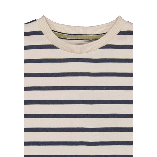 Quapi Levv jongens t-shirt Mael aop Blue Stripe