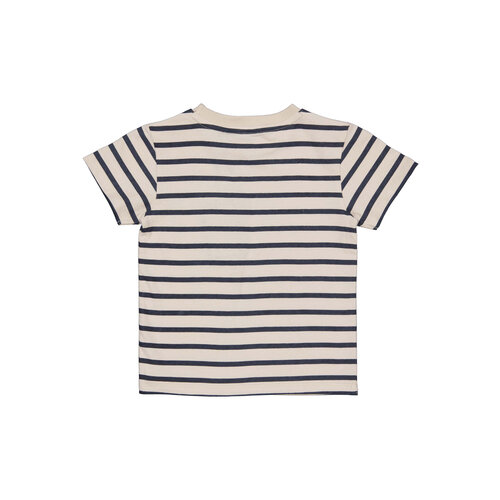 Quapi Levv jongens t-shirt Mael aop Blue Stripe