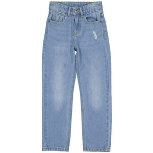 Quapi Levv meiden jeans Jaimy Wit Fit Light Blue Denim