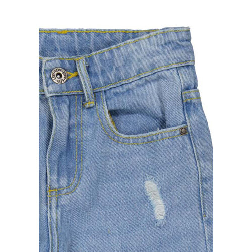 Quapi Levv meiden jeans Jaimy Wit Fit Light Blue Denim