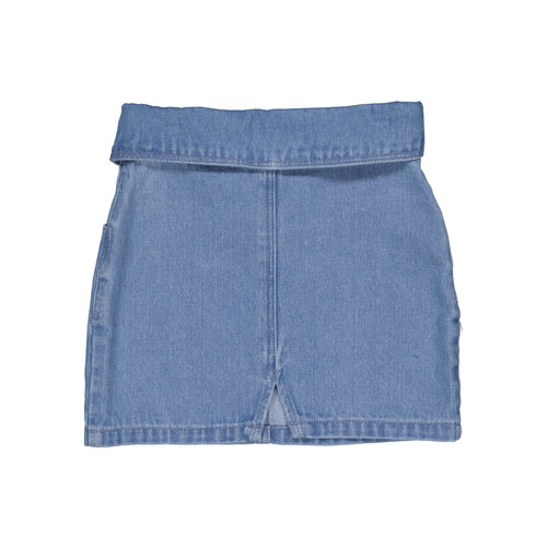 Quapi Levv meiden rok Kente Light Blue Denim