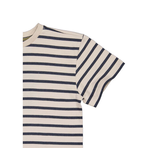 Quapi Levv jongens oversized t-shirt Karel aop Blue Stripe