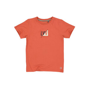 Quapi Levv jongens t-shirt Kaleb Orange Red