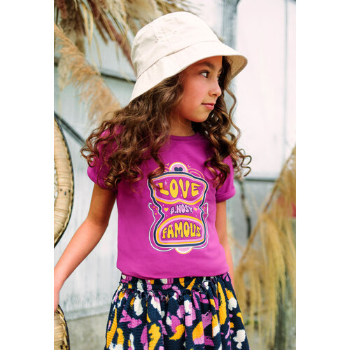 B.Nosy B.Nosy meisjes t-shirt Felice Viola