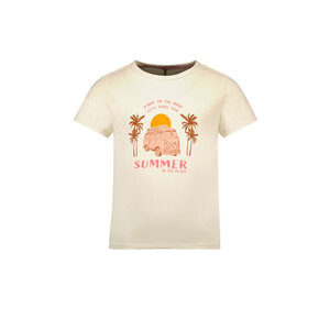 B.Nosy B.Nosy meisjes t-shirt Britt Ecru