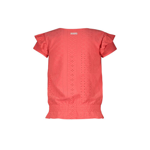 B.Nosy B.Nosy meisjes t-shirt Bohdi Hot Coral