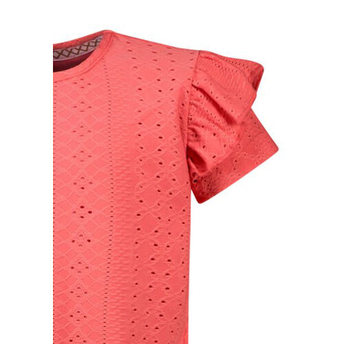 B.Nosy B.Nosy meisjes t-shirt Bohdi Hot Coral